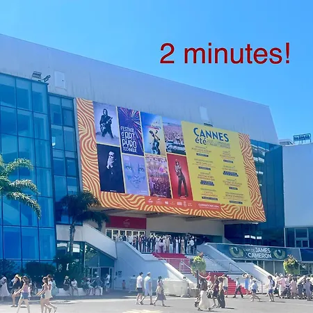 아파트 3p Centre 2min Palais Des Festivals,rue Du Antibe Location 칸느